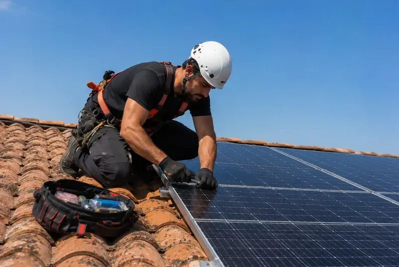 Maintenance et monitoring de panneaux solaires à Puget
