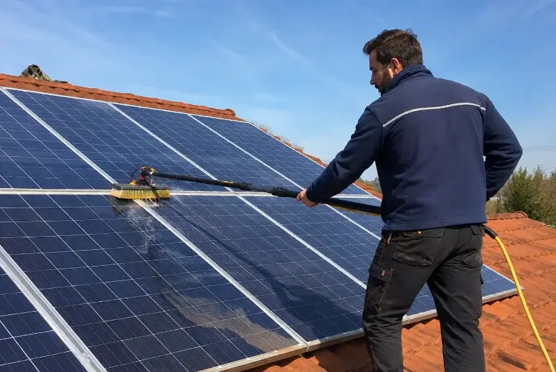Nettoyage et entretien de panneaux solaires à Puget