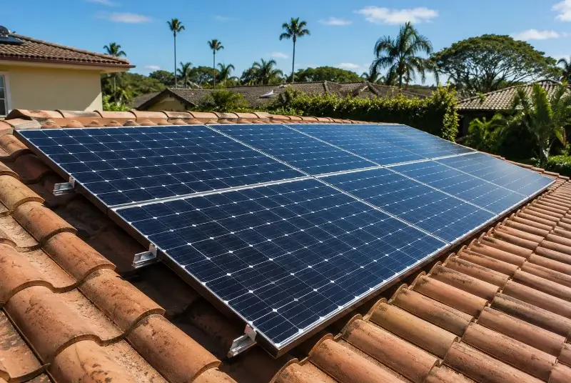 Installation de panneaux solaires à Puget